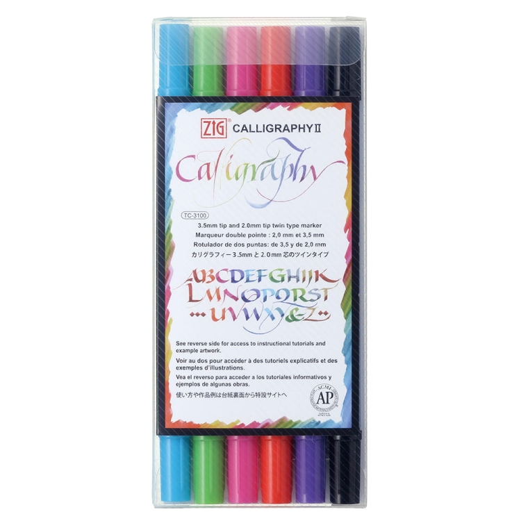 Kuretake-ZIG-Calligraphy-II-2mm--3,5mm-Zestaw-6-kolorow-TC-3100-V6-opakowanie.jpg