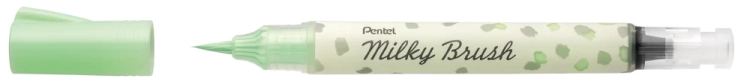 pisak-pedzelkowy-Pentel-Milky-Brush-pastelowy-zielony.webp
