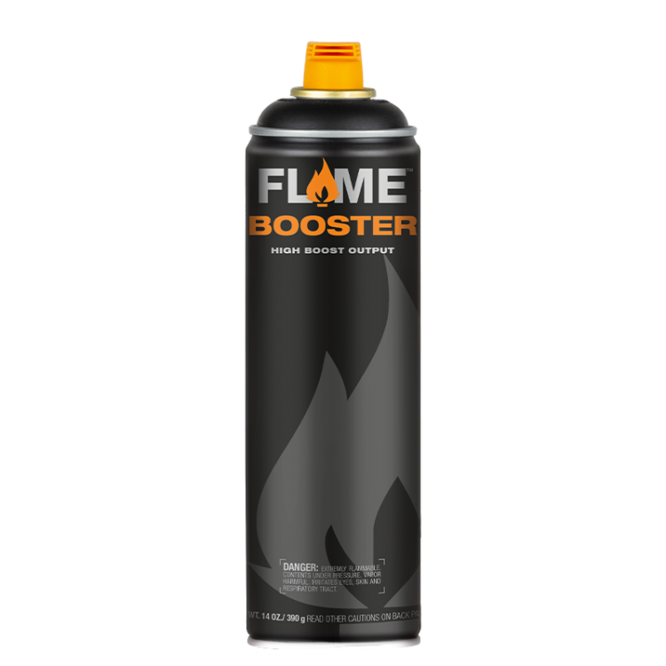 farba w sprayu do graffiti Flame Booster thick black