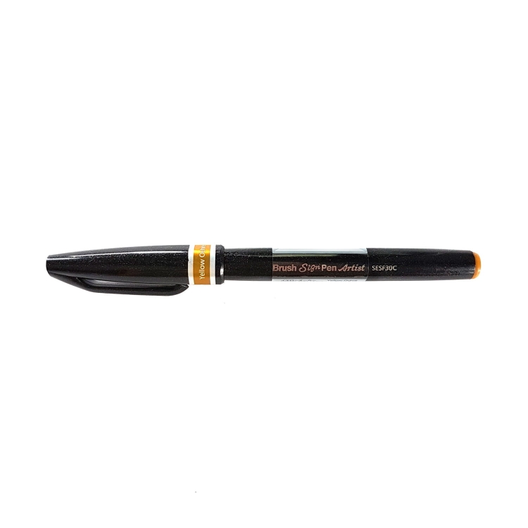 pisak_pedzelkowy_Pentel_Brush_SignPen_Artist_YellowOchre_1_artly.jpg