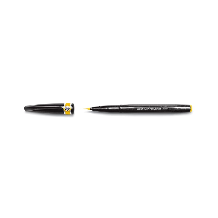Pisak-pędzelkowy-Pentel-Brush-Sign-Pen-Artist-yellow-1.jpg