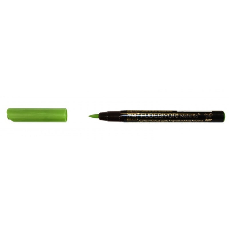 Kuretake-Fudebiyori-metallic-brushpen-light-green-artly-1.jpg