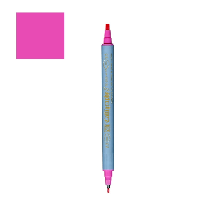 pisak-do-kaligrafii-Kuretake-ZIG-CalligraphyII-pink-025.jpg