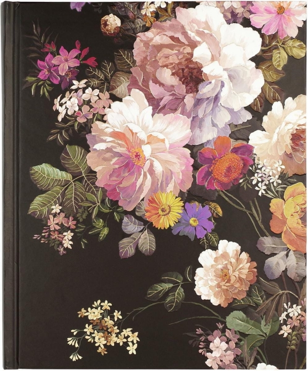 Notatnik w linie Peter Pauper - Midnight Floral.jpg