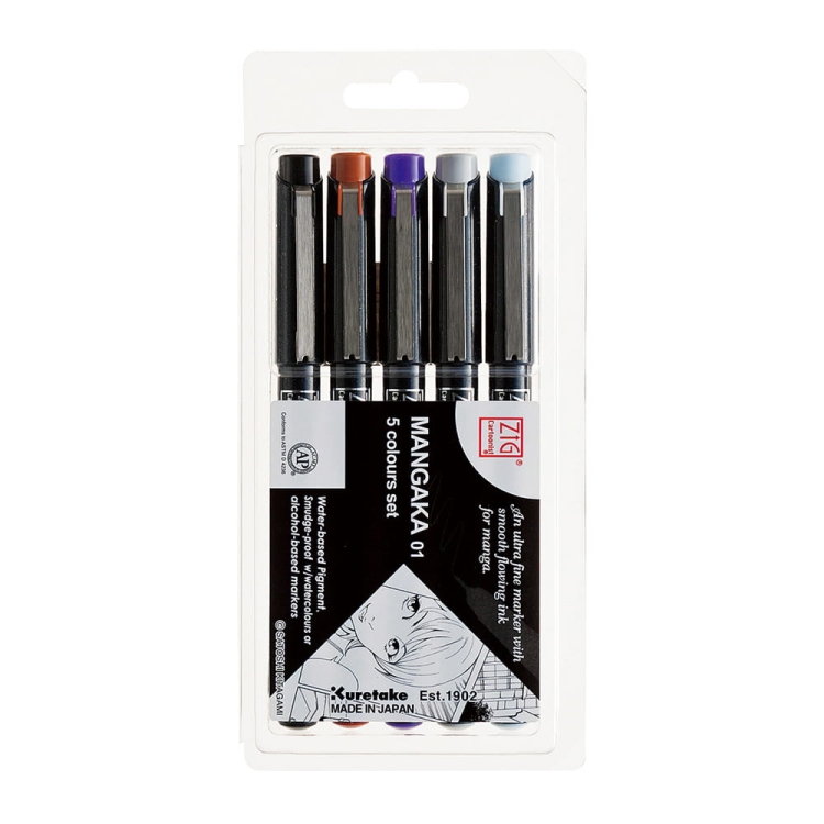 pisak-Kuretake-ZIG-Cartoonist-Mangaka-zestaw-5szt-artly.png